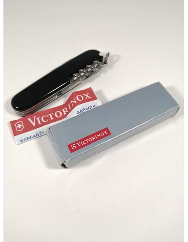 8 Fonksiyonlu İsviçre Devi Victorinox Marka Çakı Siyah Renkli Kutu ve Evrak Mevcut