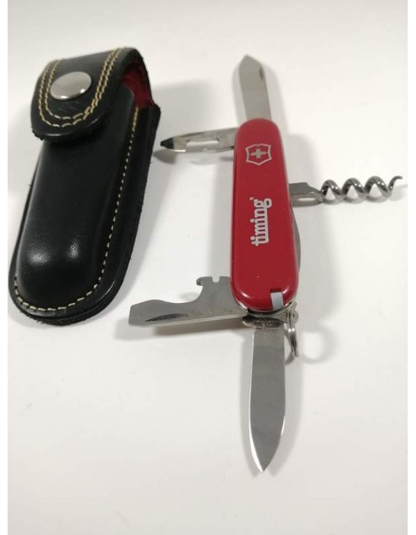 8 Fonksiyonlu İsviçre Devi Victorinox Marka Çakı Kırmızı Renkli Kendi Kılıfında
