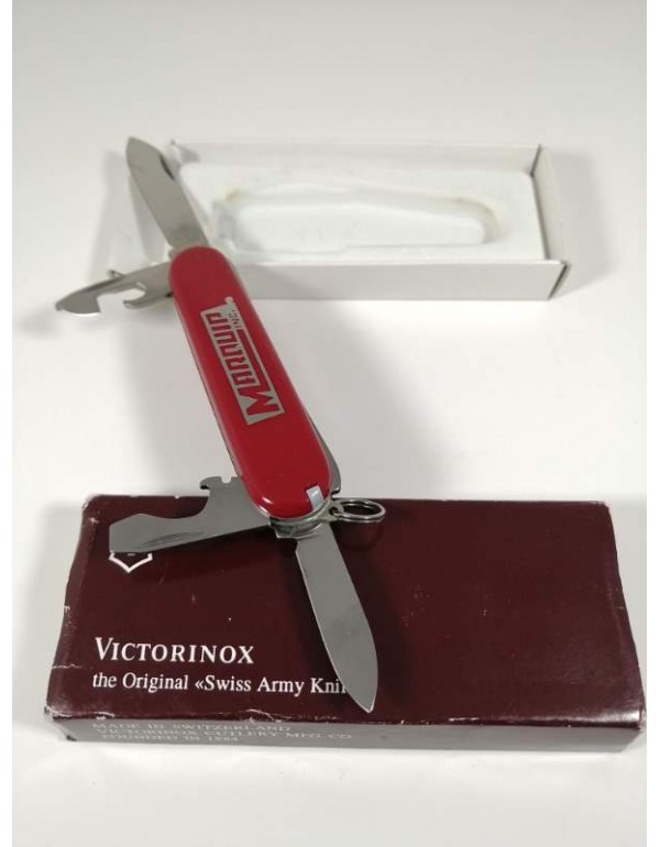8 Fonksiyonlu İsviçre Devi Victorinox Marka Çakı Kırmızı Renkli Kutusu Mevcut